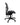 A black ergonomic office chair with a mesh backrest and a five-point wheeled base.