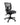 A black ergonomic office chair with a mesh backrest and a five-point wheeled base.