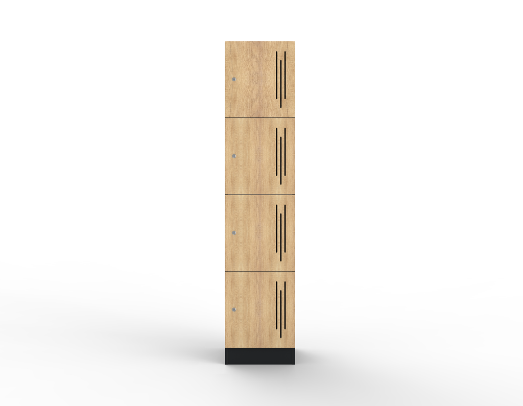 4 Door Laminate Locker 1850H x 400W x 500D