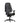 A black high-back office chair with a padded seat and backrest, adjustable armrests, and a five-wheel wheeled base, shown against a plain white background.