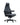 Black high-back ergonomic leather executive office chair featuring an adjustable headrest, padded 3D armrests, heavy-duty seat adjustment mechanism, and a black five-star wheeled base, isolated on a plain white background.