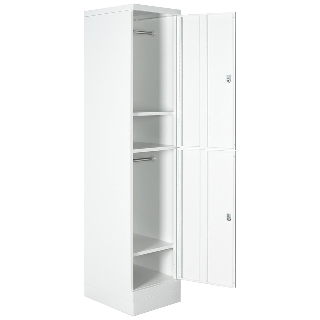 2 Door Flush Locker 1890H x 400W x 500D Padlatch