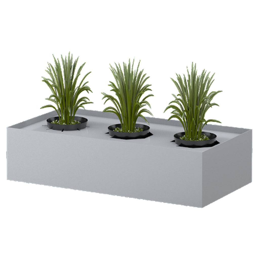 STEELCO Lateral Filing Cabinet Planter Box 225H x 915W x 463D