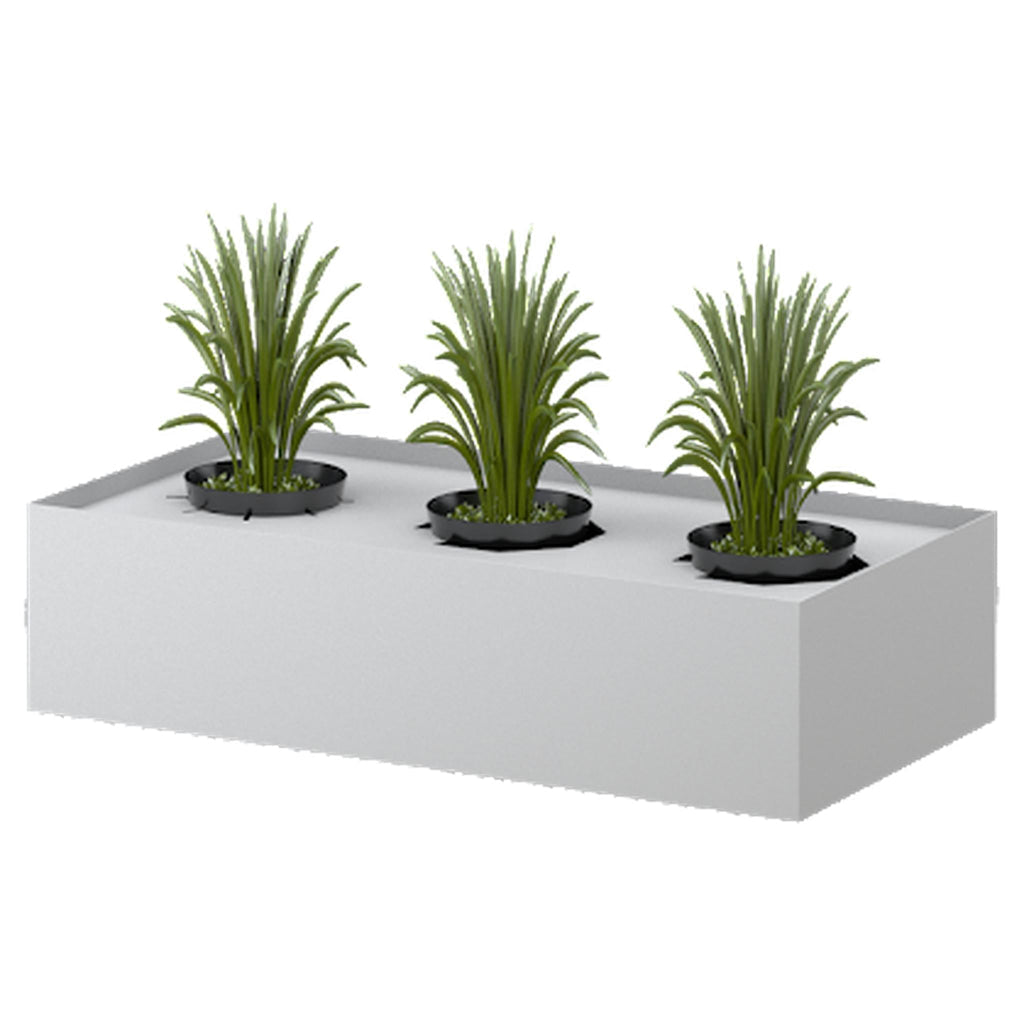 STEELCO Lateral Filing Cabinet Planter Box 225H x 915W x 463D