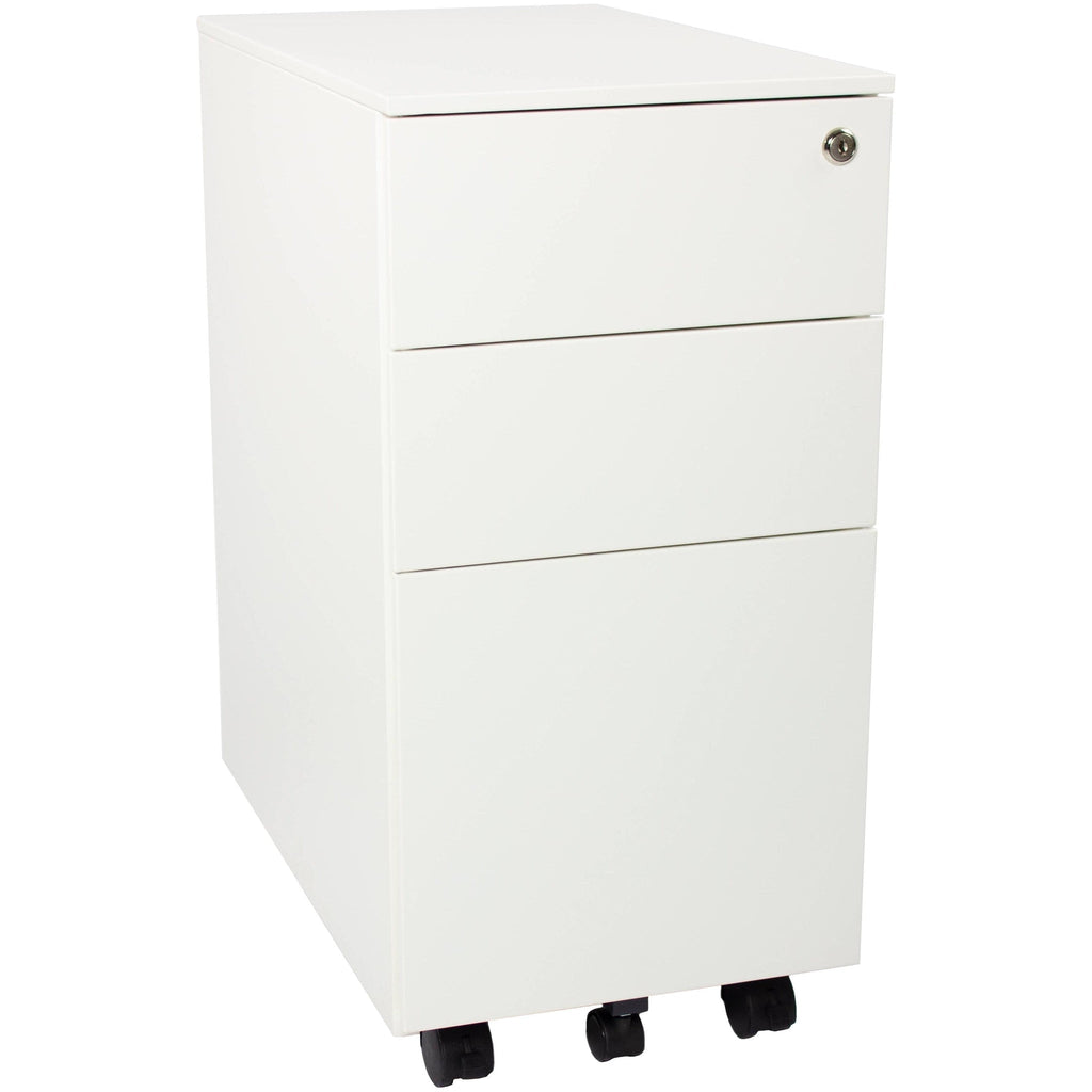 Slimline Mobile Pedestal 2 Box 1 File 615H x 300W x 500D