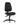A black high back ergonomic office chair without armrests, padded seat, adjustment levers and a black five-star wheeled base, shown against a plain white background.