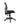 A black mesh-back office chair with a padded seat, adjustable height column, and five-wheel base, shown from a side angle on a plain white background.