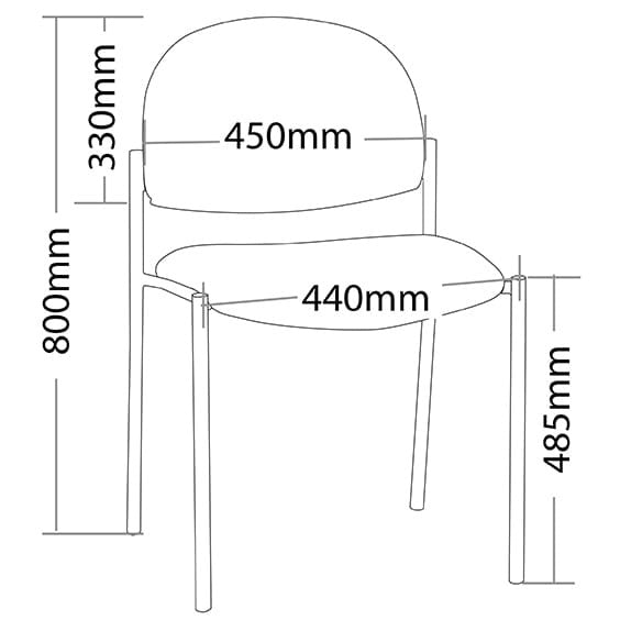 Vera 4 Leg Visitor Chair