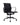 Black office chair on a white background
