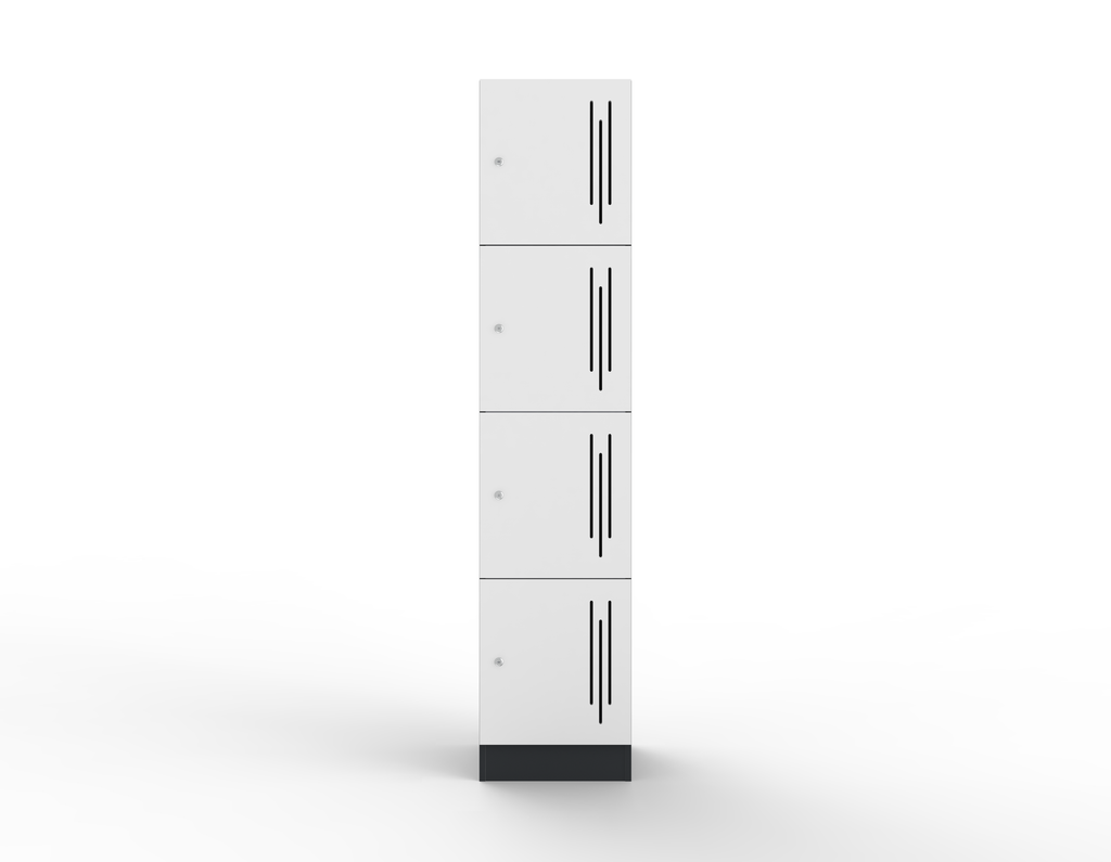 4 Door Laminate Locker 1850H x 400W x 500D