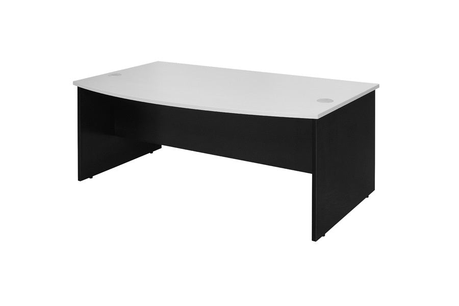 Logan Melamine Bow Front Desk