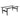 Halo Static Back to Back Fixed Height Workstation Frame