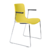 Acti Sled Metal Base Chair with Arms