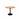 Rapid 900Mm Round Black Disc Base Table Natural Oak Top