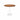Rapid 1200Mm Round White Disc Base Table Natural Oak Top