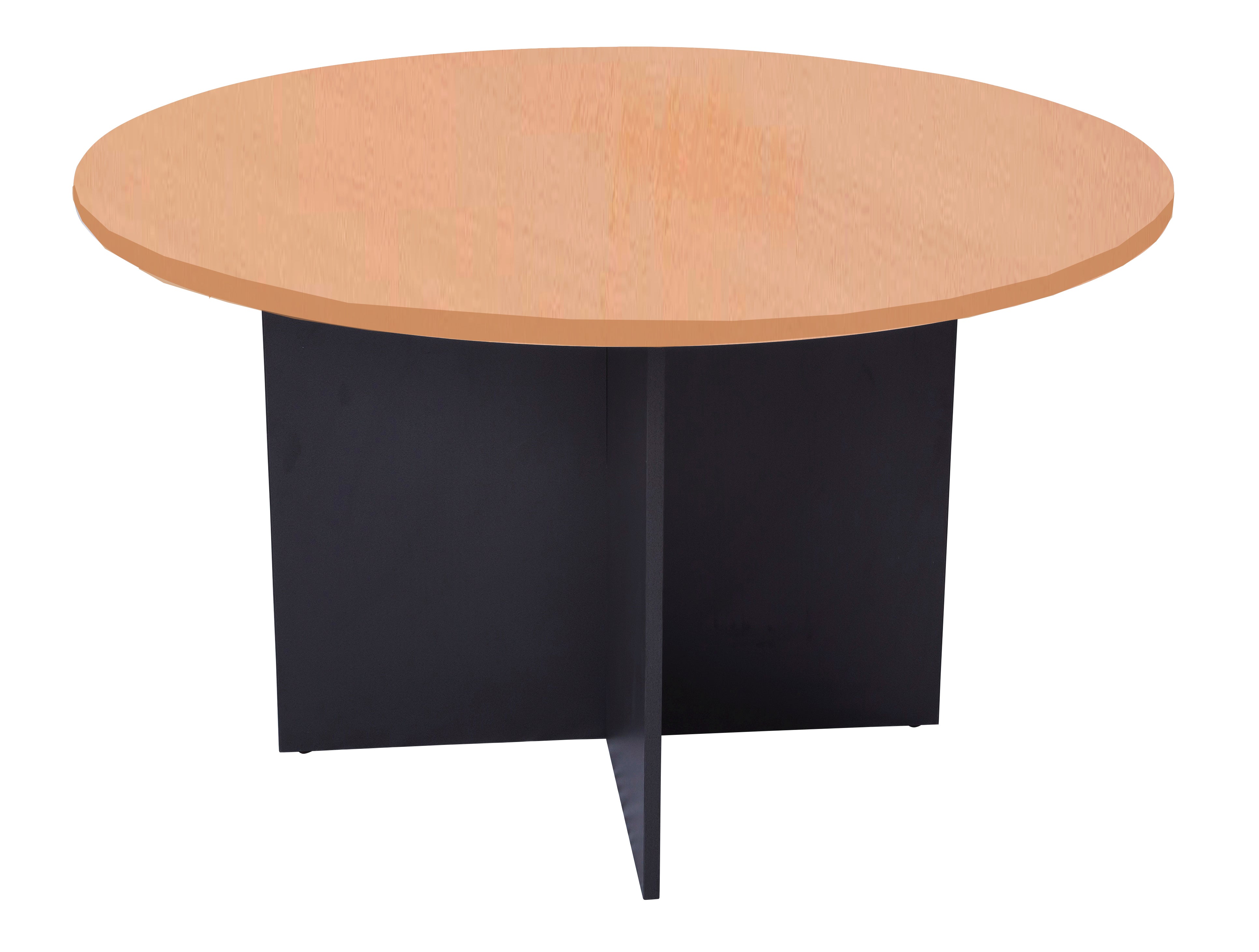 Round Task Table Rapid Worker Round Meeting Table - Cherry Top - 1200 Dia – Furniture At ...