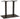 Danube Square Table/Bar Base 450Mm Table Height (730Mmh)
