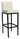 Dublin Stool Black Vinyl Seat