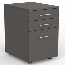 EkoSystem 2+1 Mobile Pedestal Charcoal