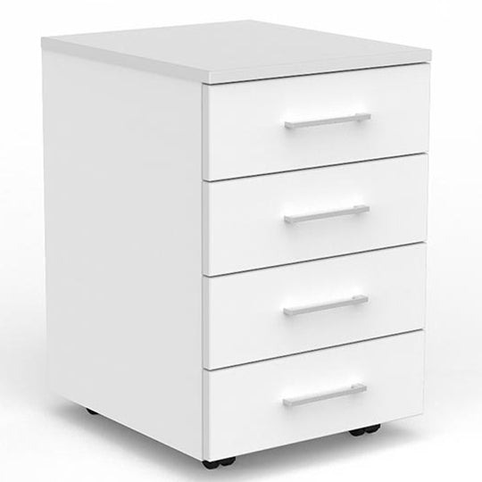 EkoSystem 4 Drawer Mobile Pedestal - Charcoal