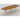 Novara Boardroom Table 3M Zebrano With Cable Tray