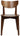 Rialto Timber Hospitality Chair No Seat Pad Black Frame