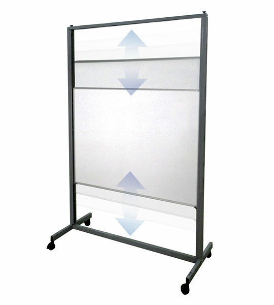 Aspire Vertical Sliding Whiteboard