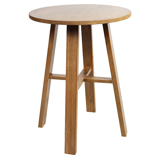 Chunk Round Solid Timber Bar Table