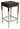 Tokyo Stool Black Vinyl Seat