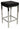 Tokyo Stool Black Vinyl Seat