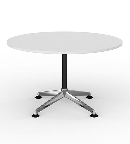 Modulus Round Meeting Table - 900 Dia - New Oak Top