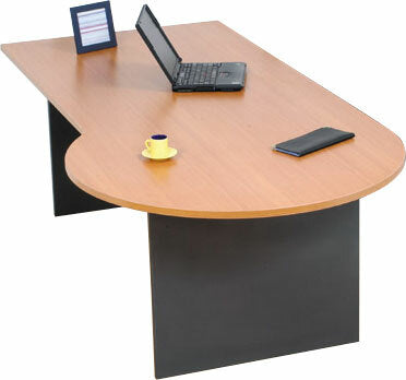 Logan Melamine P End Conference Desk