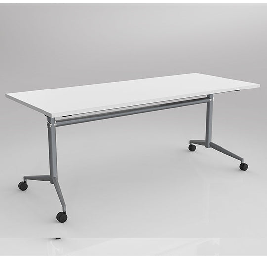 Unflippable Table Uni Flip Table White Frame L1200mm x W600mm White – Furniture At Work